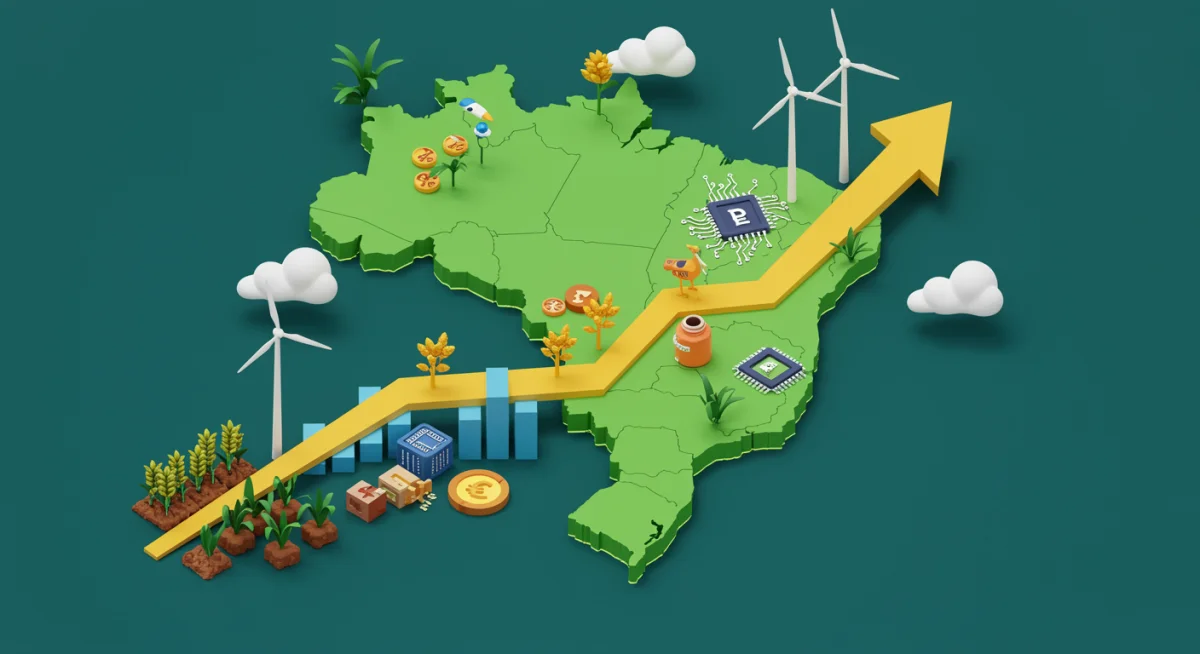 PIB Brasileiro 2025: Setores-Chave para Investimento