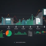 Gráfico complexo representando a dívida pública brasileira com elementos de estratégia e planejamento para 2025.