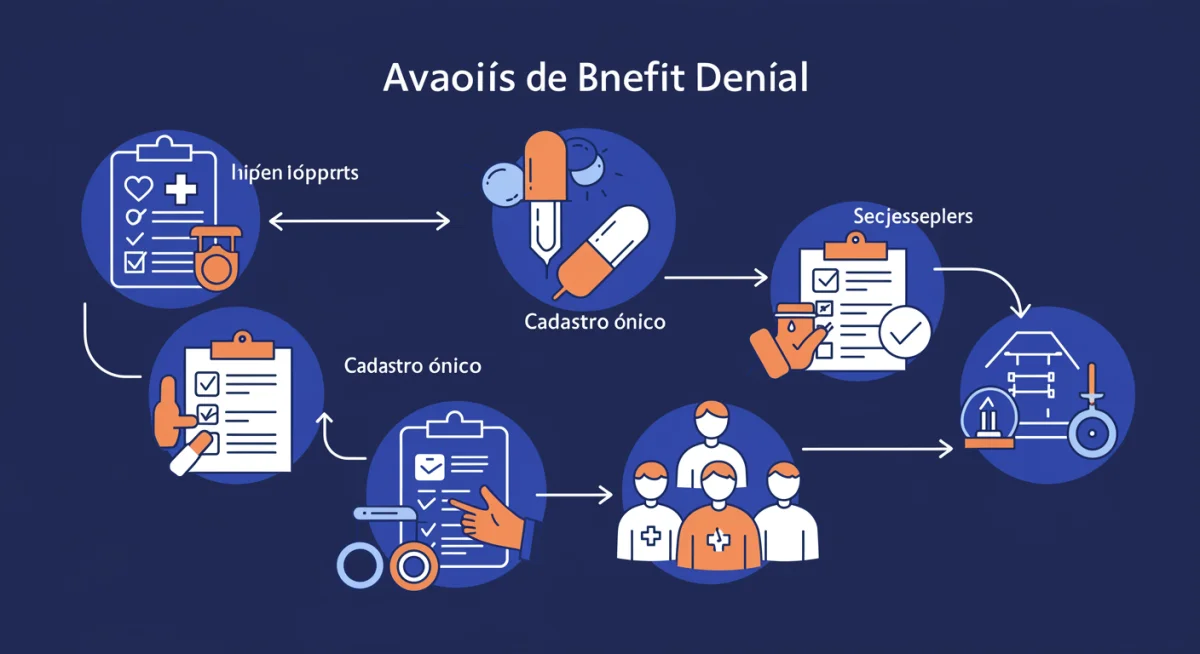 Fluxograma com passos para evitar indeferimento do BPC/LOAS