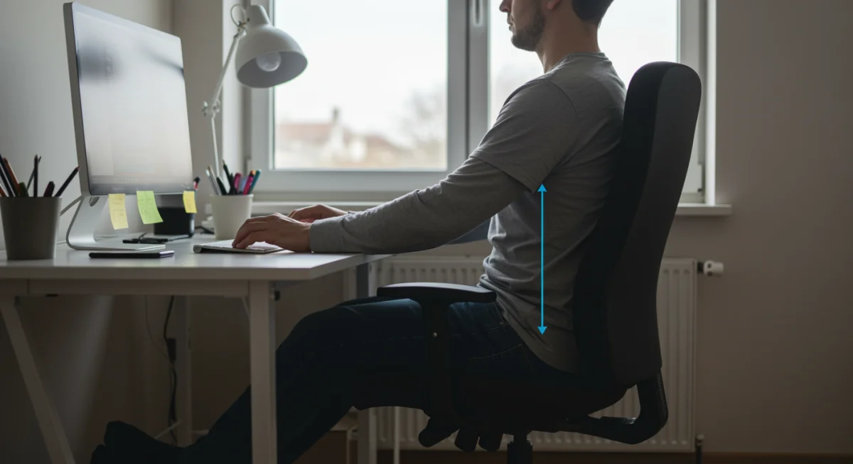 Ergonomia no Home Office: 4 Ajustes Simples para Prevenir Dores nas Costas