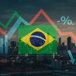 Inflação de 3,8% em 2025: Estratégias do Banco Central Brasileiro Gráfico econômico com setas indicando inflação de 3,8% no Brasil em 2025, meta do Banco Central.