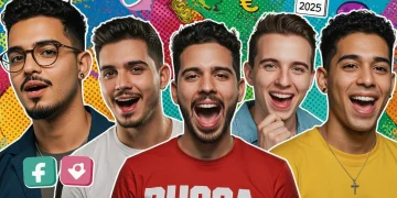 Influenciadores de cultura pop brasileiros em destaque, simbolizando o impacto milionário na publicidade de 2025.