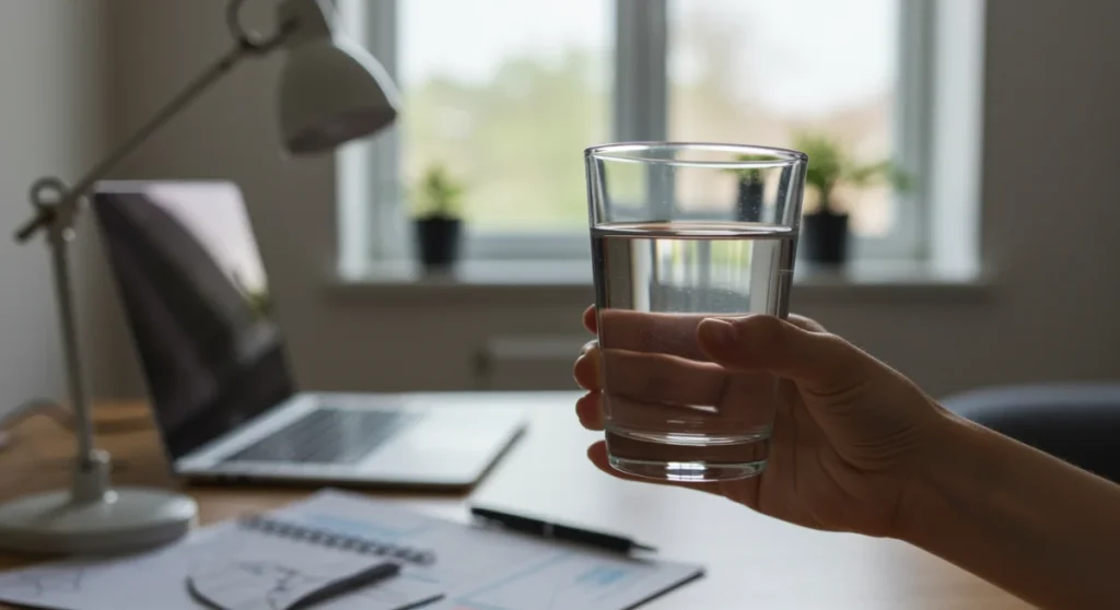 Hidratação Essencial: Beber 2 Litros de Água Aumenta Concentração em 15%