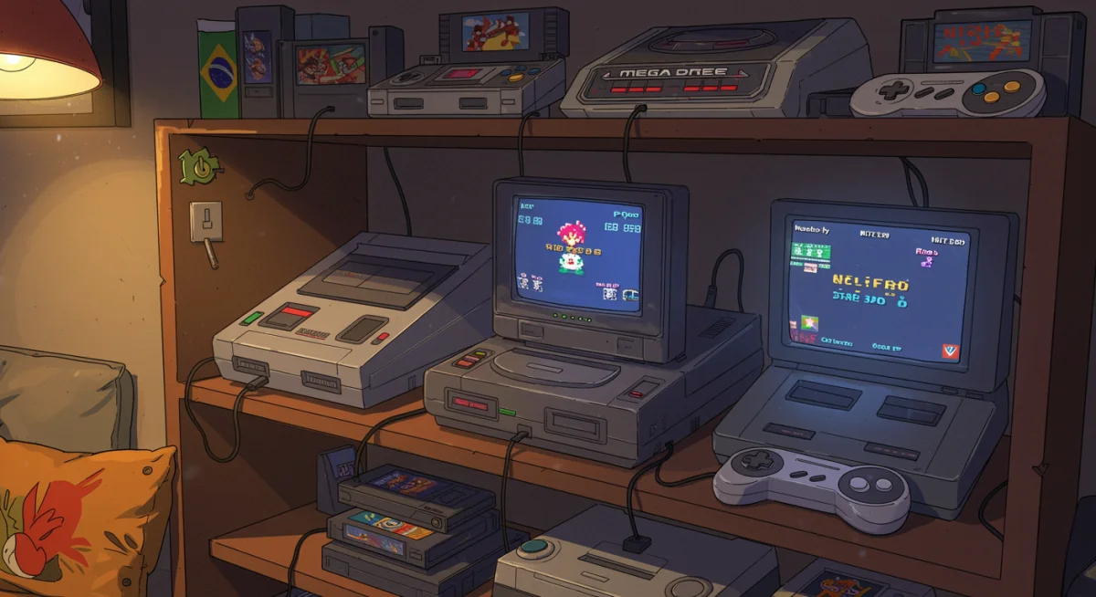 Retrogaming no Brasil: Consoles Clássicos em Alta e Valorização em 2025
