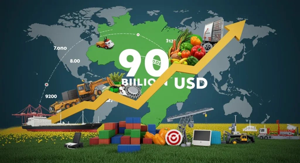 Balança Comercial Brasileira 2025: Superávit de US$ 90 Bilhões: Guia Completo