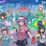 V-tubers brasileiros em ascensão