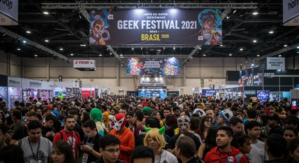 Eventos Geek Brasil 2026: Datas, Atrações e Ingressos Antecipados