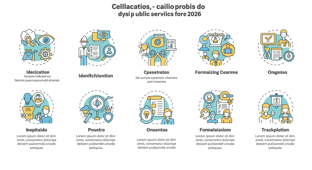 Infográfico detalhado com o passo a passo para reclamar de serviços públicos no Brasil em 2026, mostrando as etapas e canais.